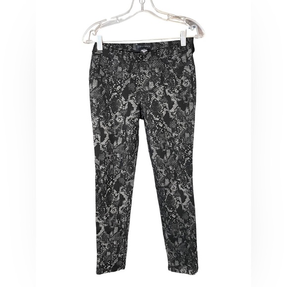 Sanctuary Pants - Womens Sanctuary Anthropologie Black Snakeskin Leggings Pants  Small